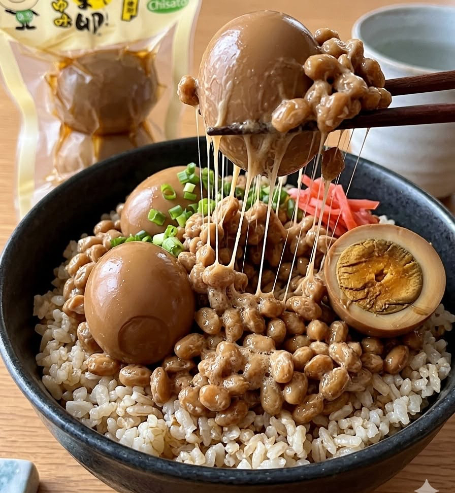 たま卵+納豆
